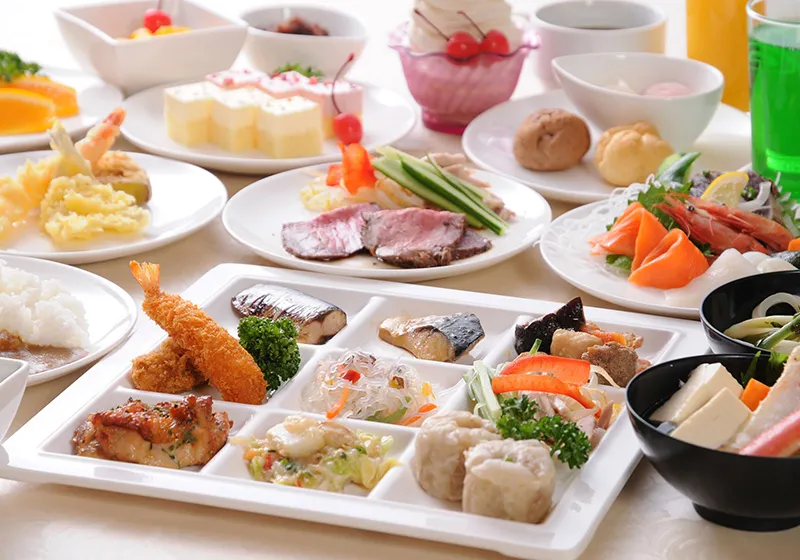 夕食バイキング一例