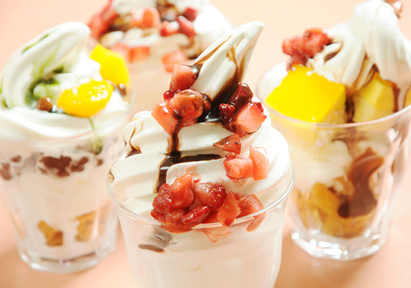 ソフトクリーム食べ放題